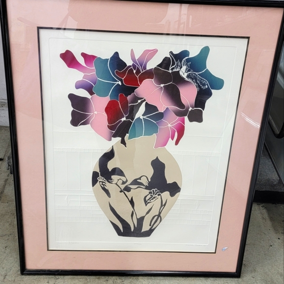 "Summer Blossoms" Framed Art by Michele Perdue - Picture 1 of 7